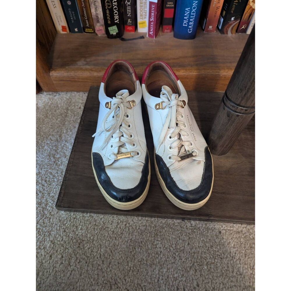 Royal Albatross Women’s Size 8 White Leather Field Fox Spikeless Golf Shoes